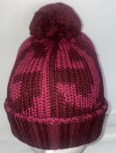 Designer GUCCI 100% Lana Wool Winter Knit Hat Pom 