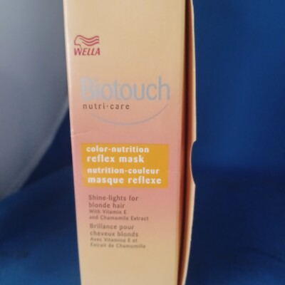 Wella Biotouch Color Nutrition Reflex Mask-Shine Lights for Blonde Hair 5.1oz