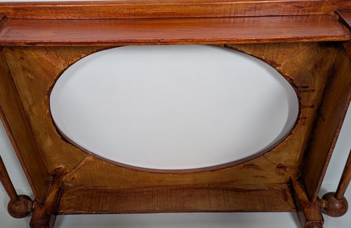 Children's Vanity Unit with Bowl, Antique, Wood, Stoneware Basin, Boch F., Belgium - Picture 17 of 18