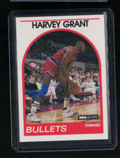 1989-90 NBA Hoops #67 Harvey Grant Washington Bullets
