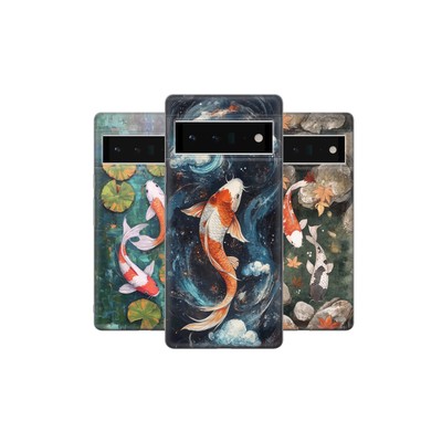 Fishart Case for Google Pixel 8A 8 Pro 7A 6A 5A XL 4A Flexible Rubber Slim