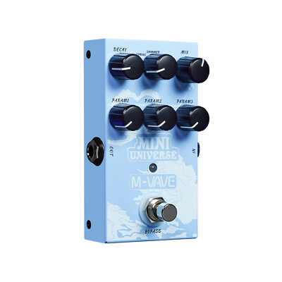 M-VAVE Guitar Digital Reverb Pedal Digital Modeling Reverberation Effector K8Z6