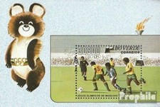 cap verde Bloc 2 (complète.Edition.) neuf avec gomme originale 1980 Jeux Olympiq