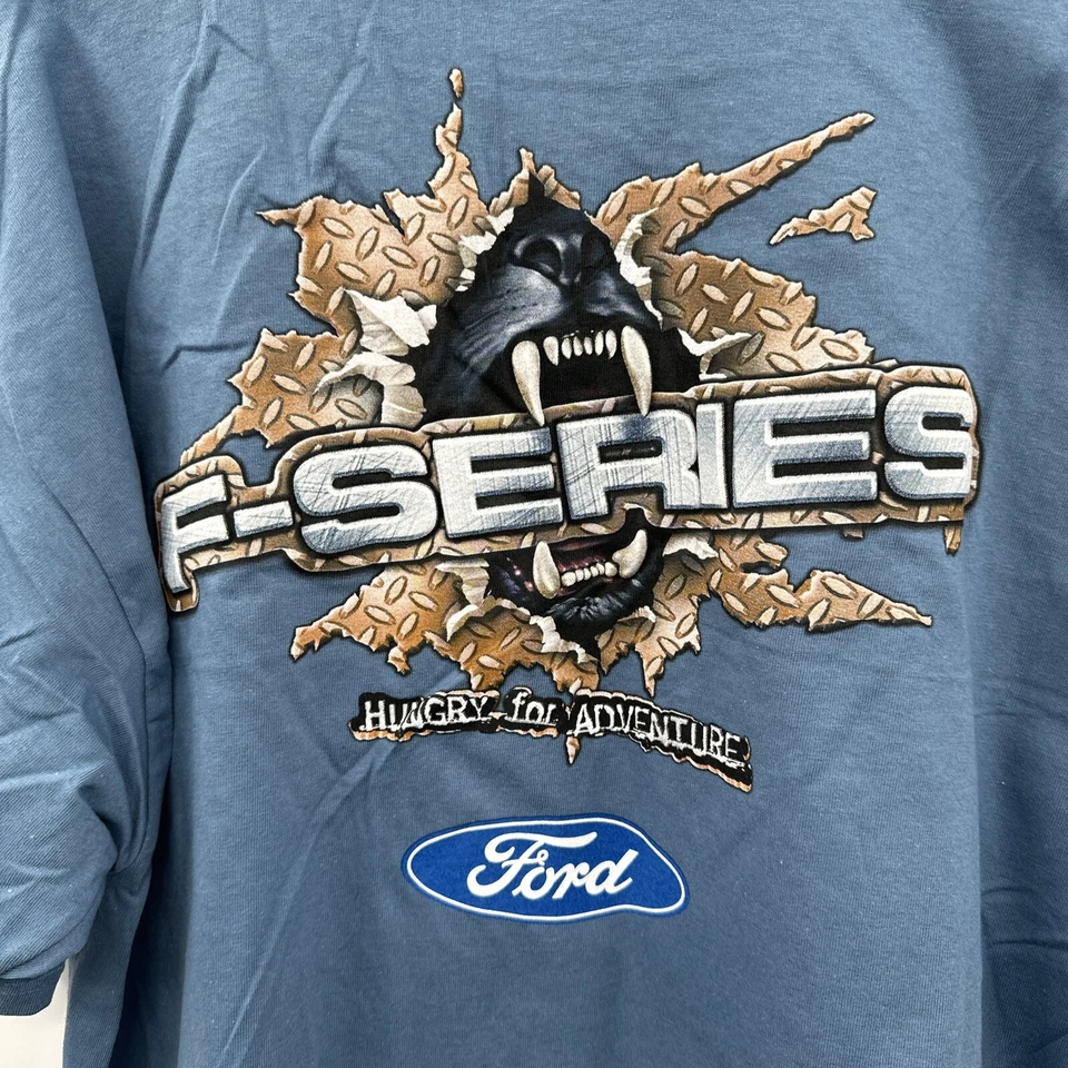 Ford Collection Blue Size XL F-Series Short Sleeve T-Shirt Hungry For Adventure - Image 2 of 4