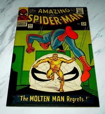 Amazing Spider-man #35 NM+ 9.6 OW/W pages 1966 Marvel - 2nd Molten Man