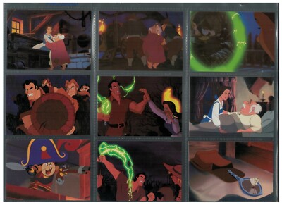 BEAUTY & THE BEAST SET, THE LITTLE MERMAID SET - ALL SAVED INSIDE CARD  SLEEVES! | eBay
