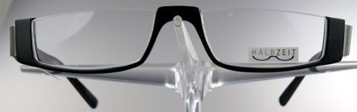 HALBZEIT 6704 Brille Brillengestell Lesebrille Schwarz Kunststoff Eyeglasses NEU - Bild 1 von 3