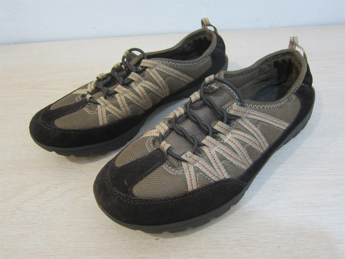 CROFT BARROW SLIP ON WALKING SHOES SZ 9.5 BROWN 73277 KOHLS