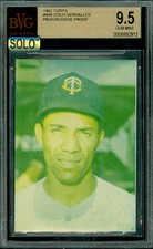1962 TOPPS LOA # 499 ZOILO VERSALLES UNISSUED PROOF BGS 9.5 MAC SOLO $1,000 CARD