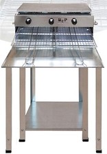 B&P Barbecue Vulcano con STOP GAS BeP Made in Italy cottura dall'alto NO FUMI