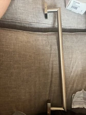 ICO Bath Volkano Crater 18" Towel Bar V62144 Brushed Nickel (missing Hardware)