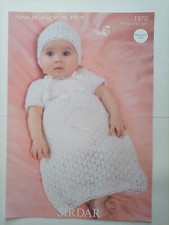 Sirdar - Babies Christening Set - Knitting Pattern including Premature Sizes