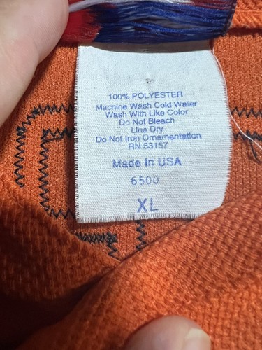 Baltimore Orioles Robbins Majestic Cool Base Baseball Jersey XL Orange Button. - Picture 6 of 13