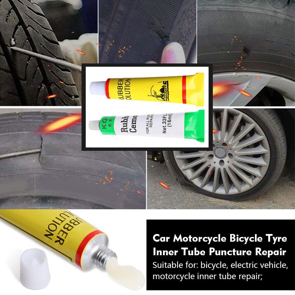 Bicycle Tire Tube Patching Glue Rubber Cement Adhesive Puncture Repair