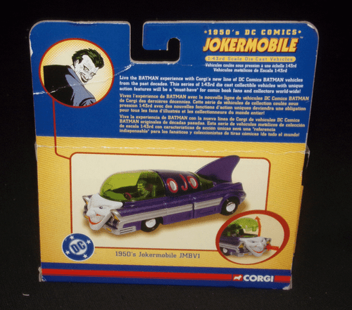 Corgi Toys Jokermobile DC Comics Batman 1:43 Diecast Collectible Car - Picture 2 of 2