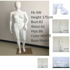 White Gloss Good Quality Full Body Female Mannequin FA-3W FREE NEXTDAY DELIVERY