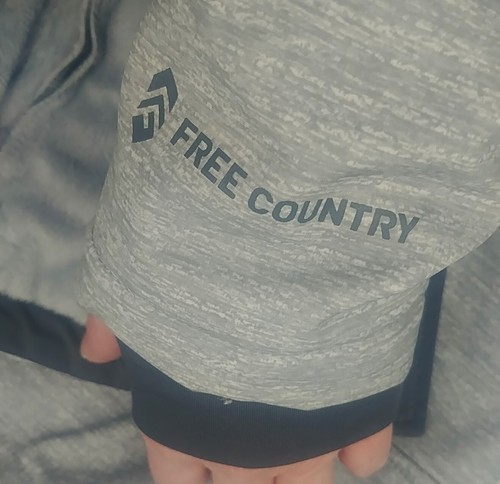 FREE COUNTRY Womens Gray Softshell Water/Wind Resistant Jacket Sz Sm - Picture 6 of 15