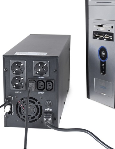 8716309124744 Gembird EG-UPS-036 Zasilacz bezprzerwowy (UPS) Linia - Zdjęcie 5 z 8