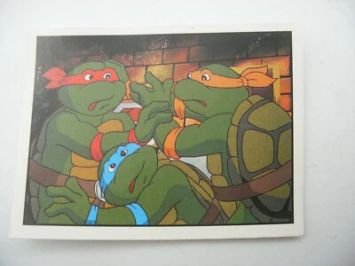 Stikers album Figurine PANINI 1990 immage TORTUES NINJA TURTLES Vignette n°169 - Photo 1/2