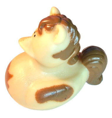 FREE SHIP - PINTO HORSE PAINT FARM ANIMAL CRUISING RUBBER DUCK 2'' DUCKIE