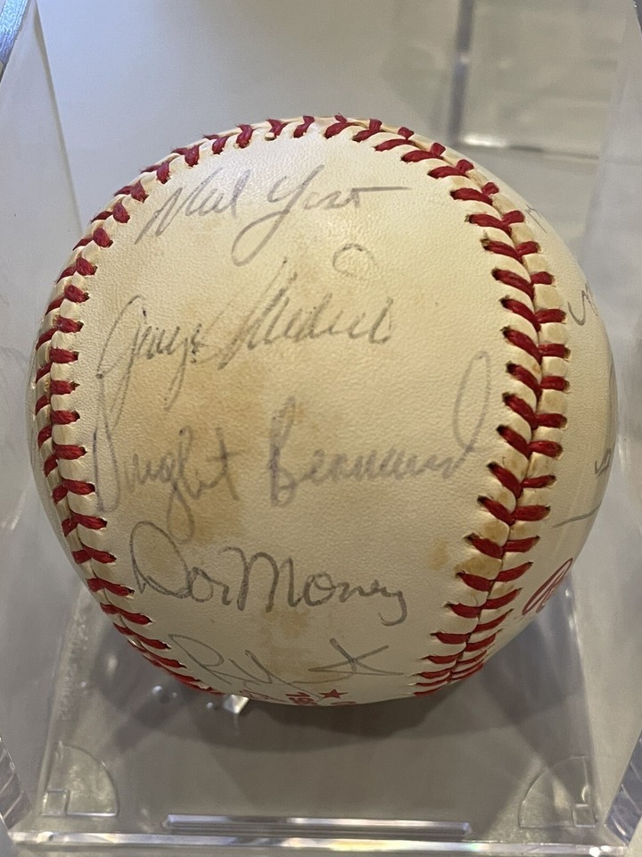 1982 World Series Milwaukee Brewers Team Signed Baseball eBay