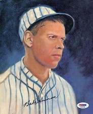 BABE HERMAN SIGNED 8 x 10 PHOTO PSA/DNA BROOKLYN DODGERS AUTOGRAPHED