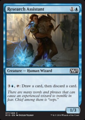 Research Assistant Light Play, English Magic the Gathering MTG Magic 2015