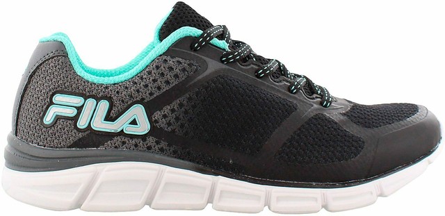 fila black running shoes