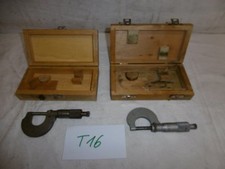 1x Außenmikrometer Zeus Bügelmessschraube 0-25mm  ex Bundeswehr (T16)