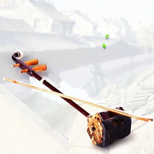 Chinese String Instrument Erhu Huqin Engraved Code Chinese Instruments Folk Erhu — 第 3/4 张图片