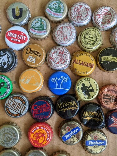 36 Assorted Bottle Caps some Craft not typical brands BC23 - Imagen 3 de 4