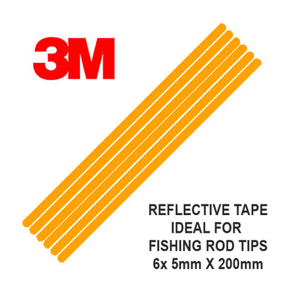 3M Scotchlite Reflective Rod Tip Tape, 6 Strips 5mm x 200mm - 7 Colours  (Green) | eBay