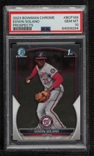 2023 Bowman Chrome Prospects Edwin Solano #BCP-169 PSA 10 GEM MT