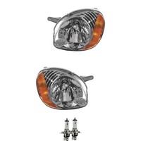 Halogen Scheinwerfer Frontscheinwerfer Set H4 FüR Hyundai Atos Inkl. Lampen
