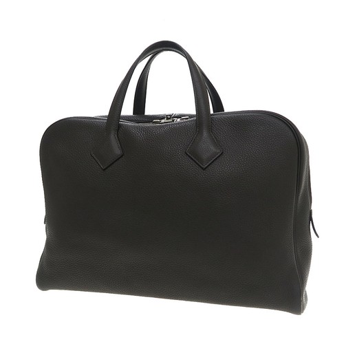 Hermes Victoria 40 Taurillon Clemence Brown Business Bag 2013 #SAB14879 - Picture 1 of 9