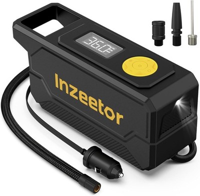 150 PSI Tire Inflator Portable Air Compressor, 12V DC Auto Shutoff Air Pump with