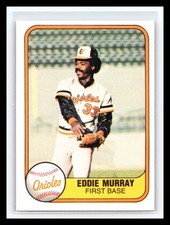 1981 Fleer - Eddie Murray #184 Vintage Baseball Cad 