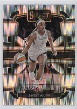2024 Panini Select WNBA Concourse Silver Flash Prizm Jackie Young #38 0o3x