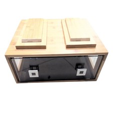 Rosseto Large Bamboo Drawer Bakery Food Storage Buffet Displays breads, pastries