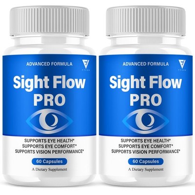 (2 Pack) Sight Flow Vision Capsules, SightFlow Advanced Formula (120 Capsules)