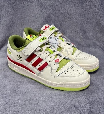 Adidas Dr. Seuss x Forum Low The Grinch - Cream White Size 11 New Christmas
