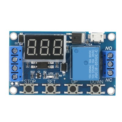 DC 5-30V Delay On/Off Relais Modul Trigger Zyklus Verzögerung Timer Schalter  