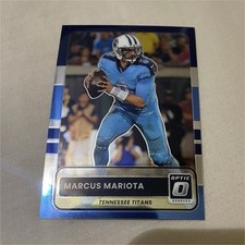2025 Panini Donruss Optic Marcus Mariota #21 Tennessee Titans 2015 Retro Insert