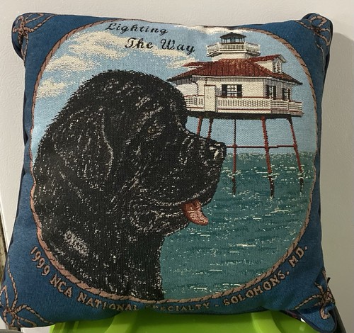 Newfoundland Dog Pillow - From The 1999 NCA Specialty