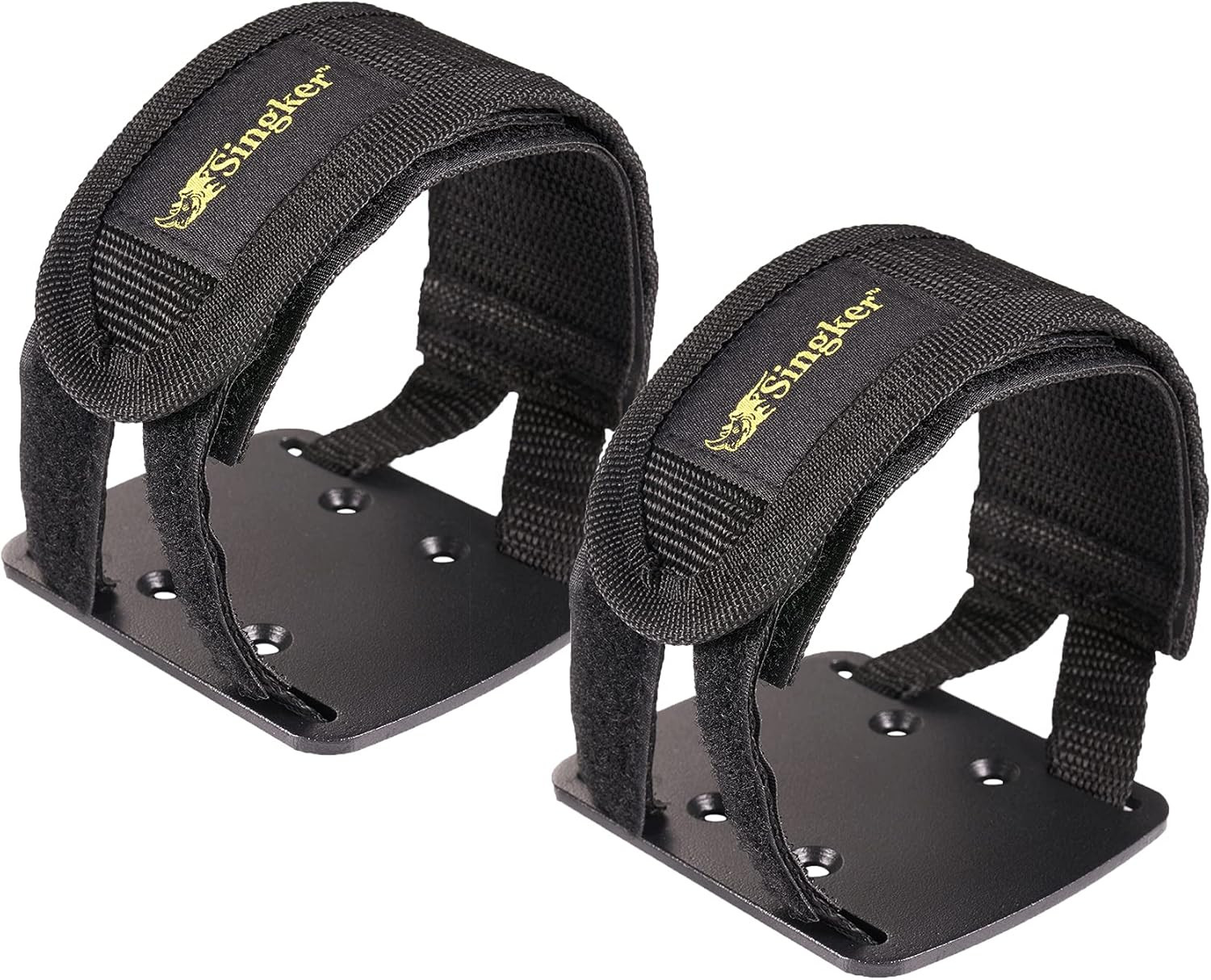 Toe Clips Straps for Peloton Bike Adjustable Metal Pedal Ada