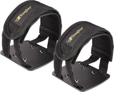 Toe Clips Straps for Peloton Bike Adjustable Metal Pedal Adapters with Regular S
