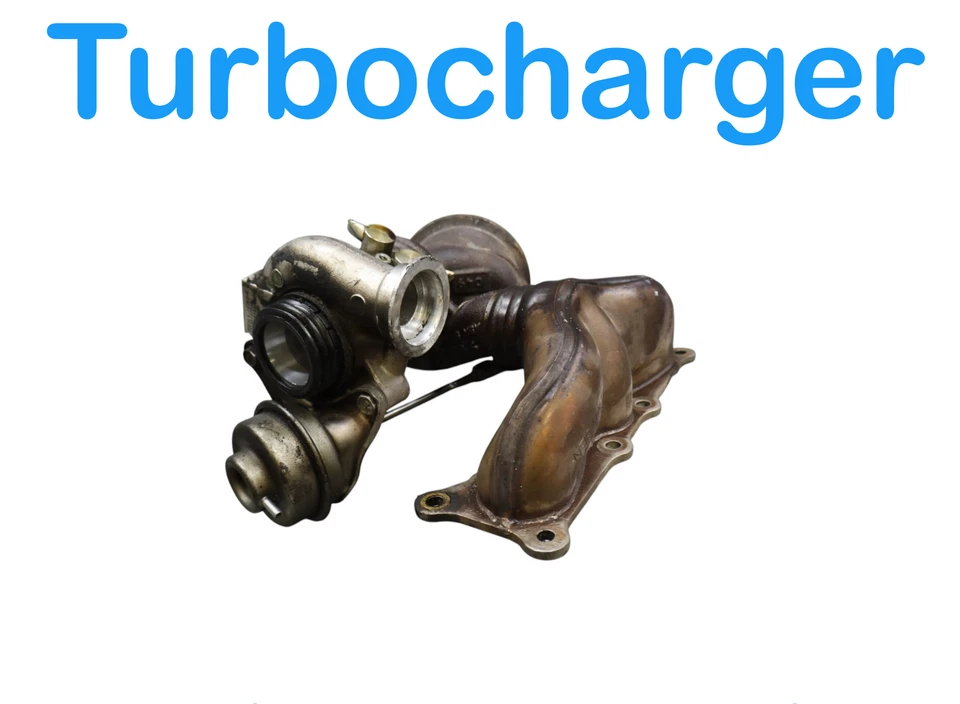 Передний турбокомпрессор 07–16 BMW Z4 E89 с оригинальным выпускным коллектором и шлангом - Изображение 3 из 4