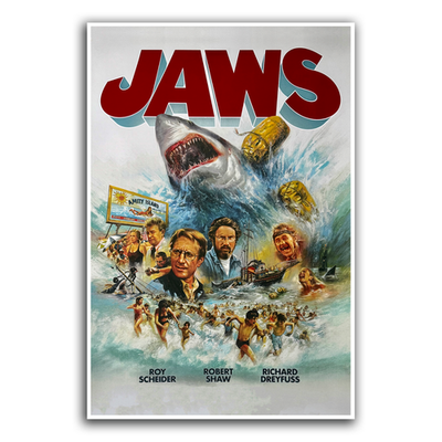Jaws 50th Anniversary Movie Premium Poster Fan Gift | eBay