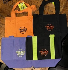 Trader Joes Mini Canvas Tote Bag🔥New With Tags🔥Choose the color!🔥