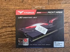 Team Group Night Hawk LED 32GB (2x16GB) DDR4 PC4-24000C16 3000MHz Dual Channel